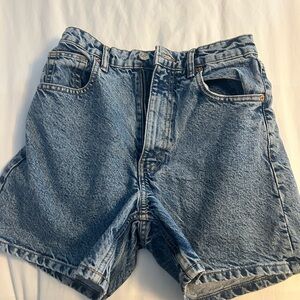 Zara Denim High-Waisted Shorts